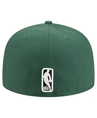 New Era Men's Hunter Green Milwaukee Bucks Tri-Hit 59Fifty Fitted Hat