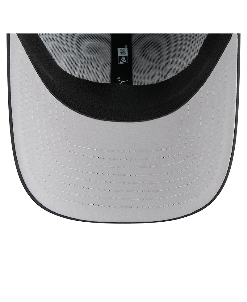 New Era Men's Black Pittsburgh Steelers Perforated 39THIRTY Flex Hat
