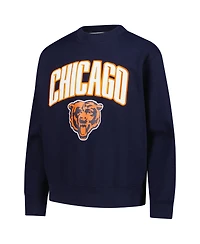 Outerstuff Big Boys and Girls Navy Chicago Bears Place Kicker Sweatshirt