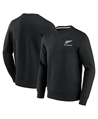 Fanatics Men's Black All Blacks Essentials Logo Fleece Pullover Sweatshirt