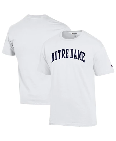 Champion Men's White Notre Dame Fighting Irish Basic Arch T-Shirt