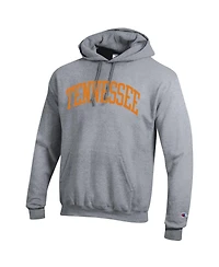 Champion Men's Heather Gray Tennessee Volunteers Basic Arch Fleece Pullover Hoodie