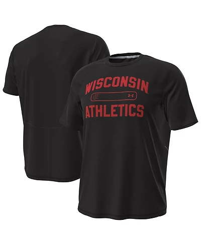 Under Armour Men's Wisconsin Badgers Sideline Knockout T-Shirt