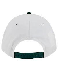 New Era Men's White/Green Baylor Bears Arch Two-Tone Rope 9FORTY A-Frame M-Crown Adjustable Hat