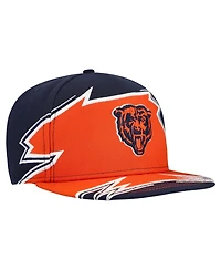 New Era Men's Navy/Orange Chicago Bears Break 59FIFTY Fitted Hat