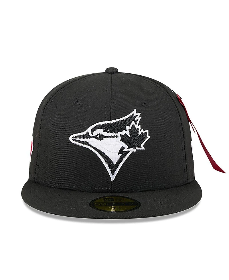 New Era Men's Black Toronto Blue Jays 59FIFTY Fitted Hat