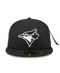 New Era Men's Black Toronto Blue Jays 59FIFTY Fitted Hat