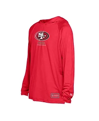 New Era Men's Scarlet San Francisco 49ers Functional Fandom Hoodie