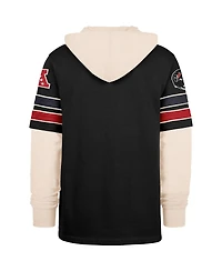'47 Brand Men's Black Houston Texans Split Zone Cornerback Duo Hoodie