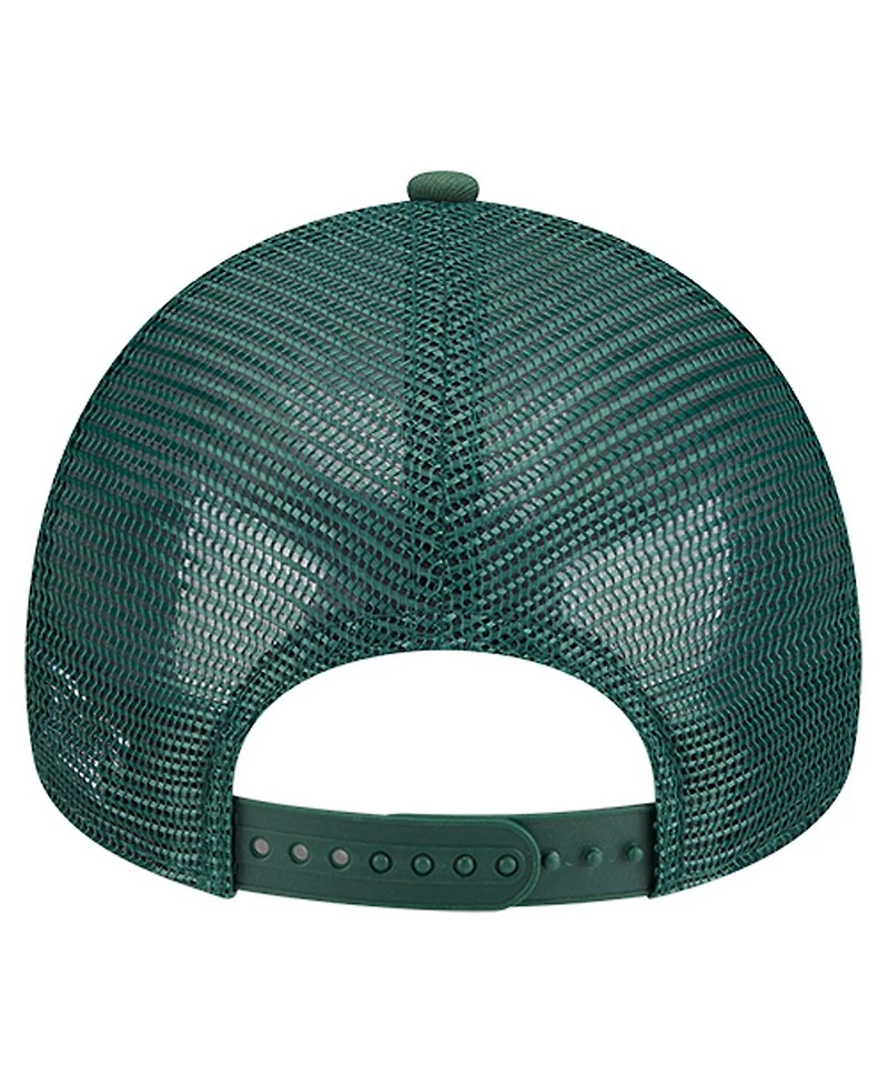 New Era Toddler Green Bay Packers Main 9FORTY A-Frame Trucker Adjustable Hat