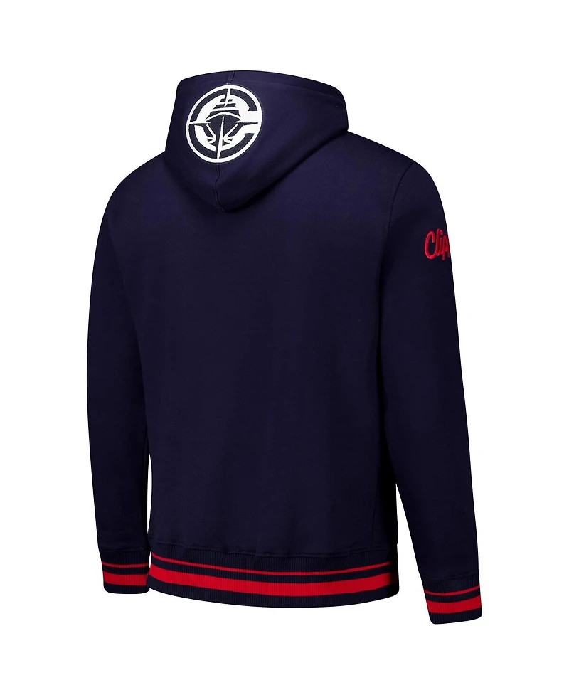 Pro Standard Men's Navy La Clippers Area Code Pullover Hoodie