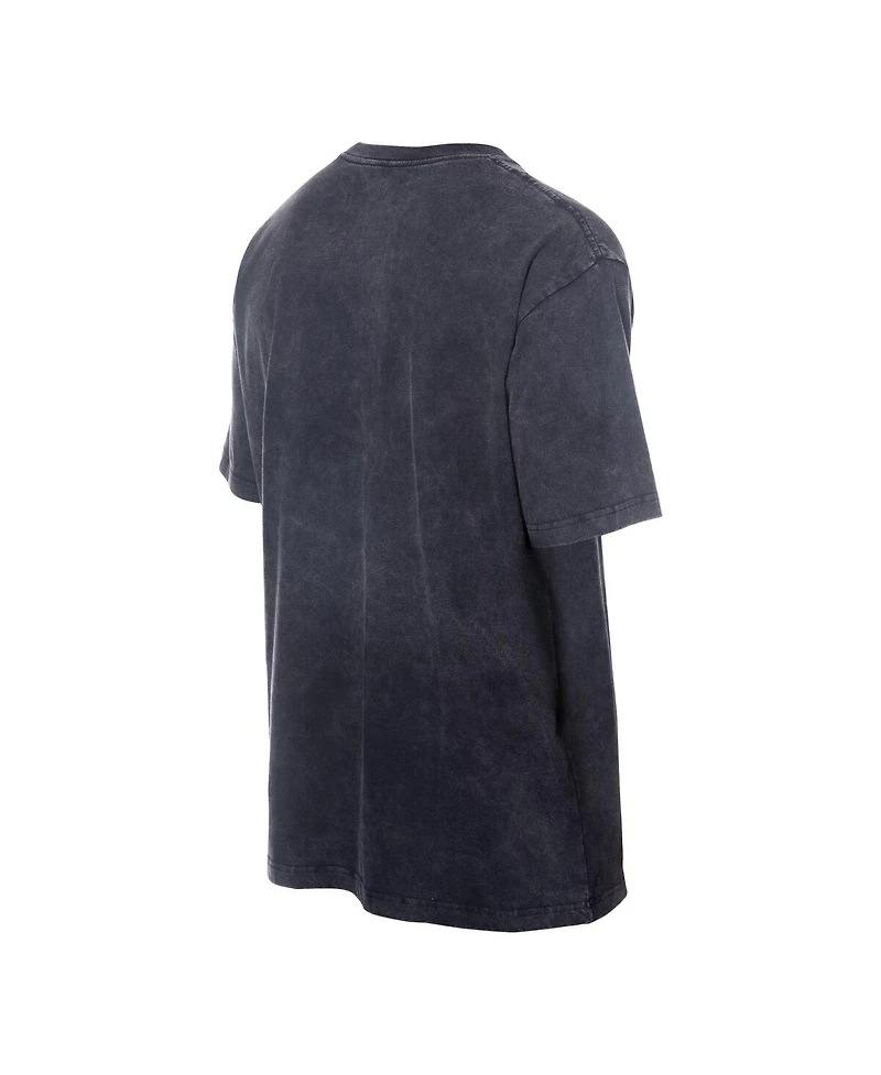 New Era Men's Black Sacramento Kings Distressed Sport Classics Enzyme Washed T-Shirt