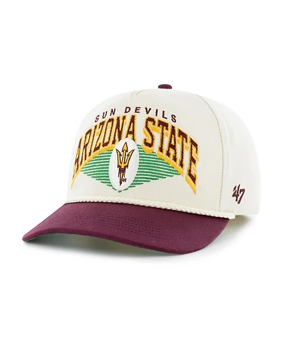 '47 Brand Men's Natural Arizona State Sun Devils Pomona Two-Tone Rope Hitch Adjustable Hat