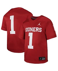 Jordan Toddler 1 Crimson Oklahoma Sooners Untouchable Replica Game Jersey