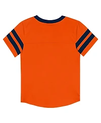 Outerstuff Toddler 2-Piece Orange/Navy Denver Broncos Red Zone V-Neck T-Shirt and Pants Set