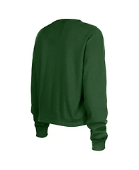 New Era Women's Green York Jets Sport Night Thermal Long Sleeve T-Shirt