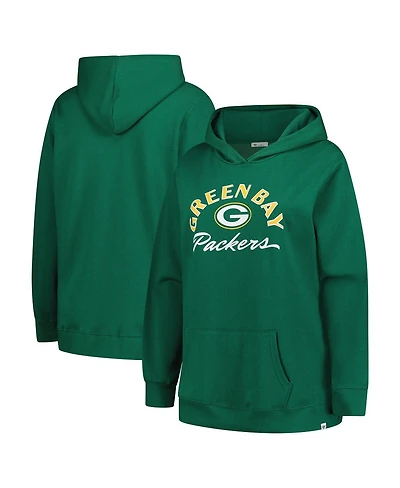 '47 Brand Women's Green Bay Packers Plus Size Whirlwind Naomi Hoodie
