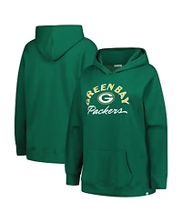 '47 Brand Women's Green Bay Packers Plus Size Whirlwind Naomi Hoodie