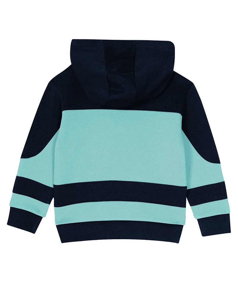 Outerstuff Toddler 2-Piece Deep Sea Blue/Light Blue Seattle Kraken Puck Hero Fleece Hoodie and Sweatpants Set