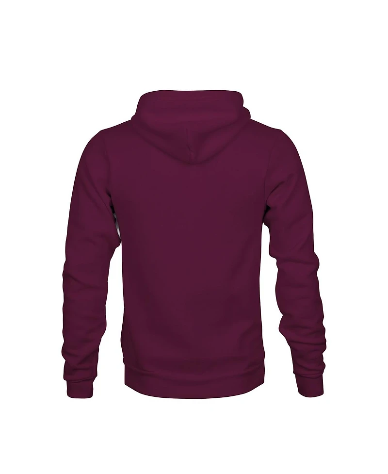 1863FC Big Boys and Girls Maroon Sacramento Republic Fc Color Badge Fleece Pullover Hoodie