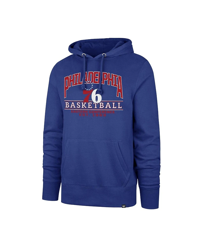 '47 Brand Men's and Women's Royal Philadelphia 76ers Good Call Headline Pullover Hoodie