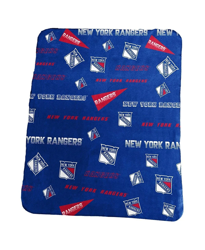 Logo Brands New York Rangers 50" x 60" Classic Fleece Blanket