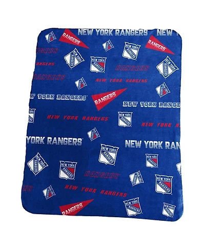 Logo Brands New York Rangers 50" x 60" Classic Fleece Blanket
