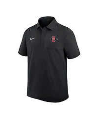 Nike Men's Black San Diego State Aztecs 2025 Sideline Dri-fit Polo Shirt