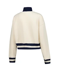 Nike Women's Cream Team Usa Phoenix Fleece Half-Zip Sweatshirt