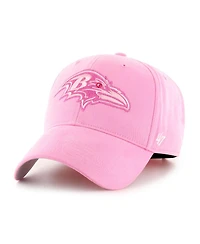 '47 Brand Big Girls Pink Baltimore Ravens Rose Mvp Adjustable Hat
