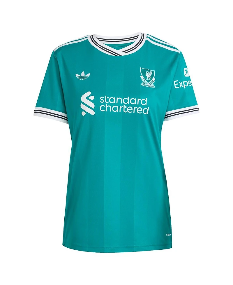 Adidas Women's Mohamed Salah Green Liverpool 2025/26 Third Replica Player Jersey