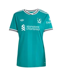 Adidas Women's Mohamed Salah Green Liverpool 2025/26 Third Replica Player Jersey