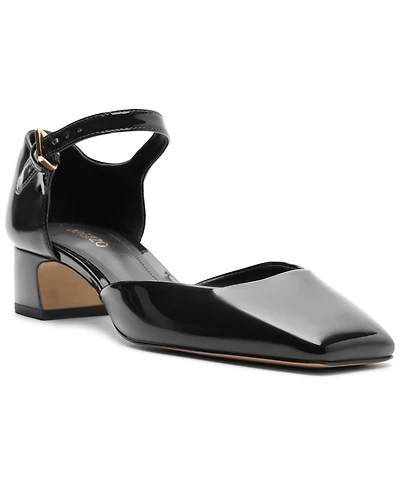 Arezzo Women's Tori Two Piece Low Block Heel Pumps