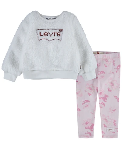 Levi's Baby Girls 2-Piece Top and Leggings Set