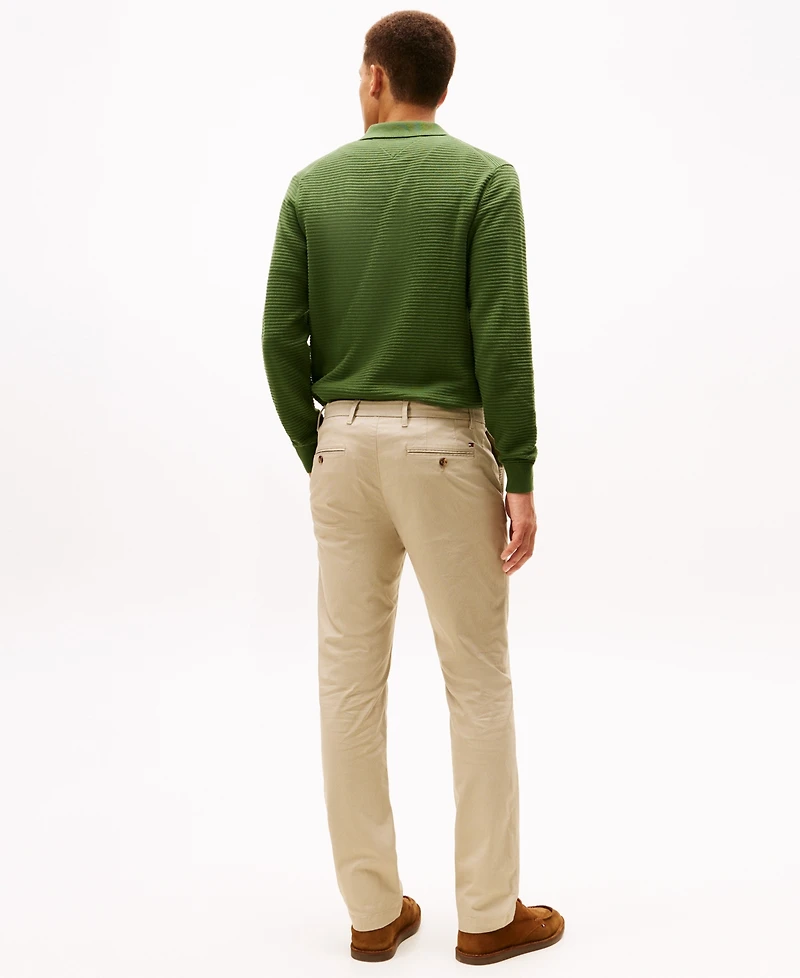 Tommy Hilfiger Men's Denton Printed Structure Slim Fit Pants