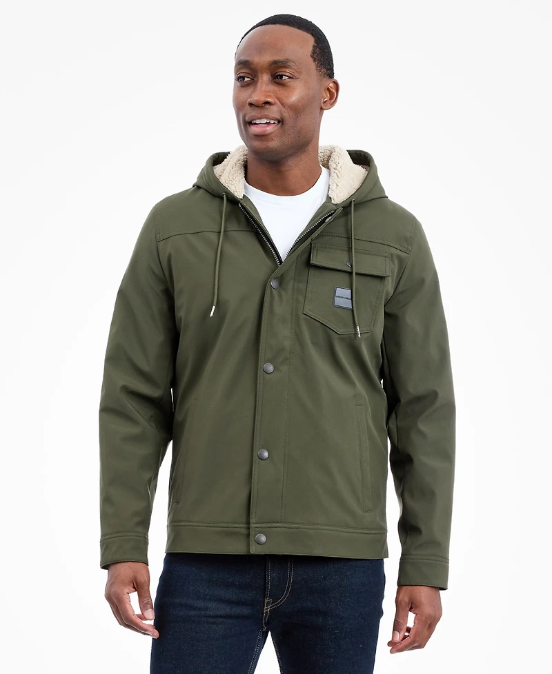 Lucky Brand Men's Long Sleeves Softshell Jacket
