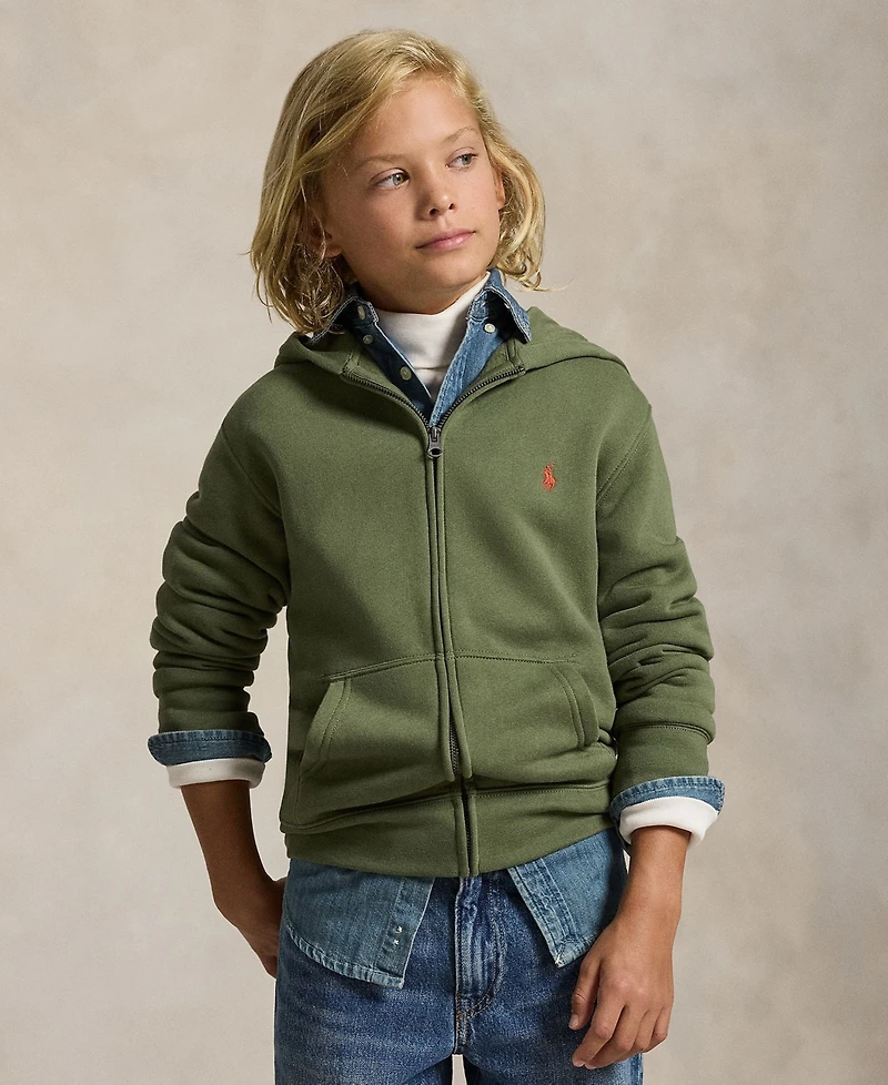 Polo Ralph Lauren Big Boys Fleece Full-Zip Hoodie