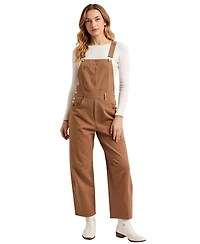 Modenaire Women's Wide Leg Adjustable Overalls