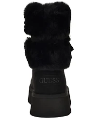 Guess Women's Dowry Rhinestone Bow Winter Boot