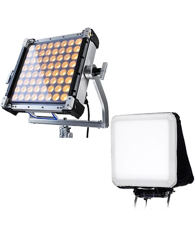 Creamsource Vortex4 1x1 325W Rgbw Led Light Panel, Bundle with Airglow 1x1 Booklight