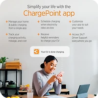 ChargePoint 240V Smart Flex Hardwire Charge Station for 20-80A Circuit Breakers