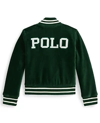 Polo Ralph Lauren Girls 2T-6X Knit Bomber Jacket