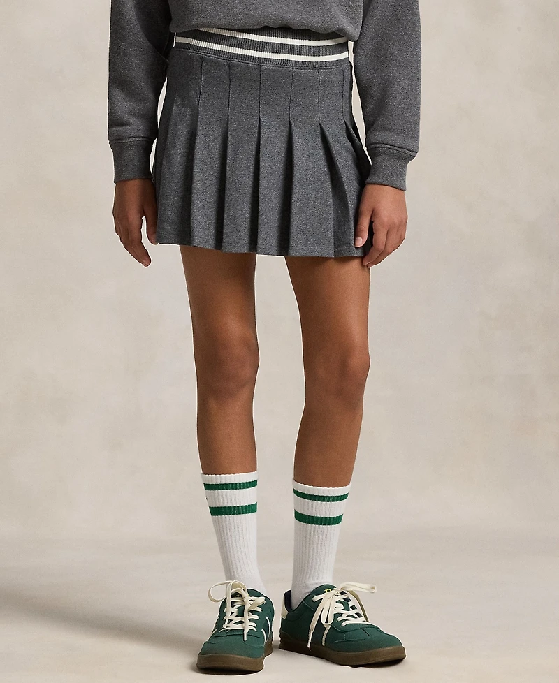 Polo Ralph Lauren Girls 7-16 Pleated Embroidered Skirt