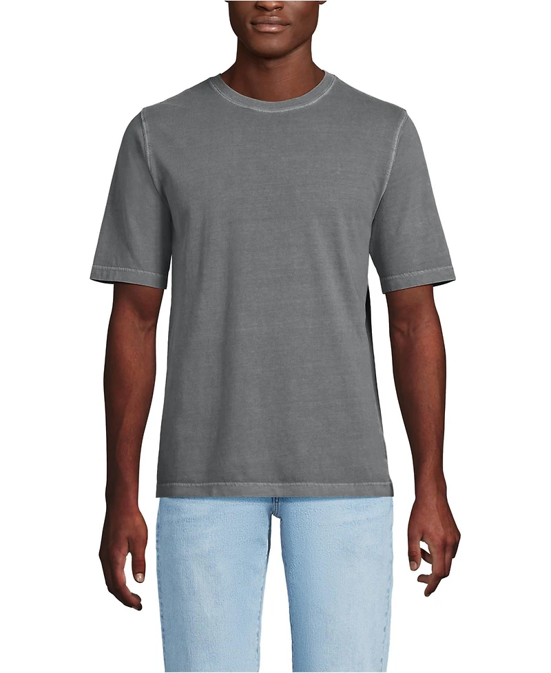 Lands' End Men's Short Sleeve Sun Faded Super T