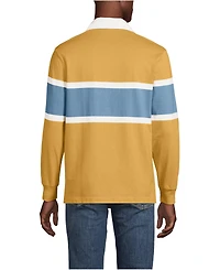 Lands' End Men's Long Sleeve Stripe Rugby Shirt