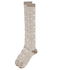 MeMoi Women's Diamond Tone Over The Knee Warm Sock