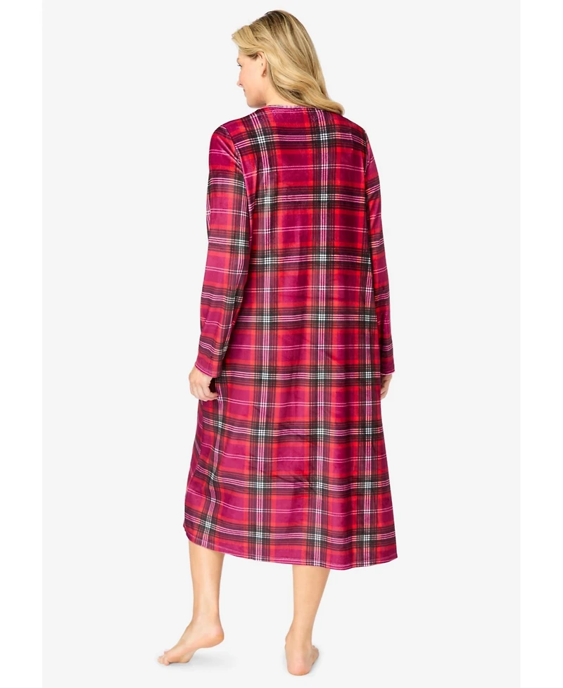 Only Necessities Women's Velour Gown