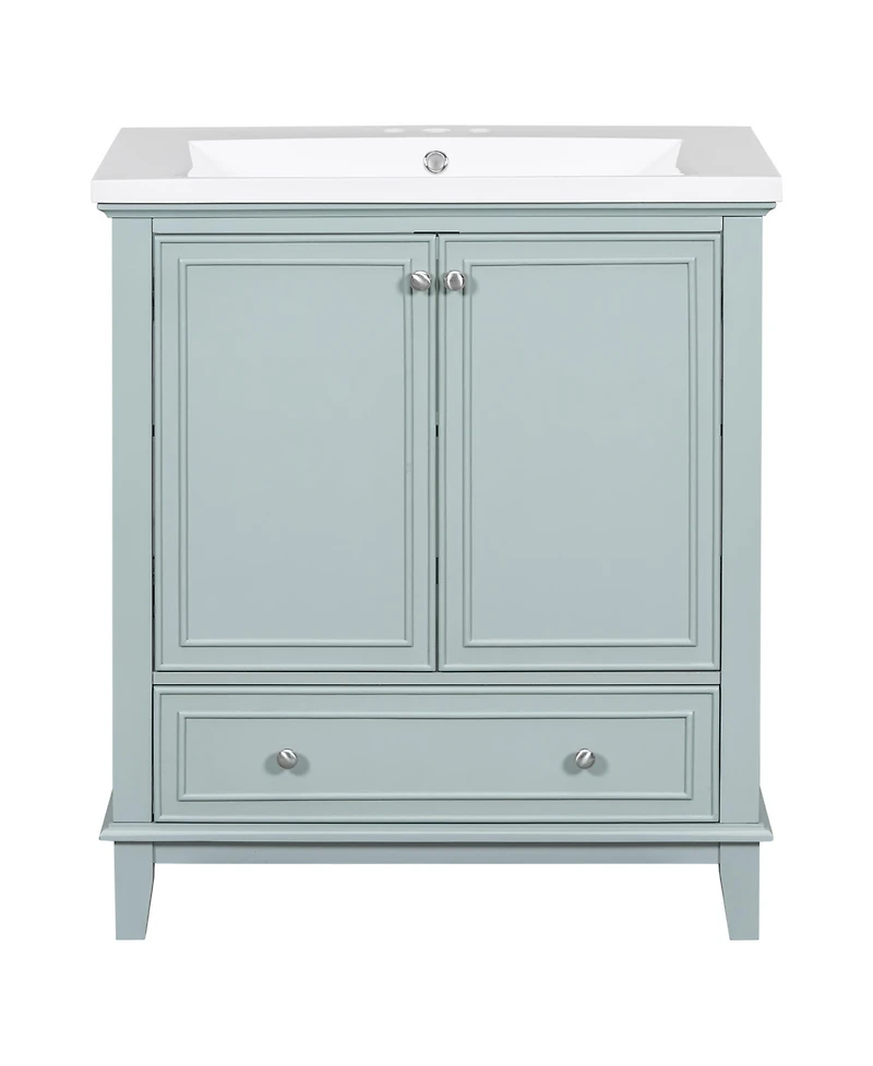 Casainc 30" Bathroom Vanity with Sink Combo, Multi-Functional Cabinet with Doors and Drawer
