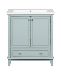 Casainc 30" Bathroom Vanity with Sink Combo, Multi-Functional Cabinet with Doors and Drawer