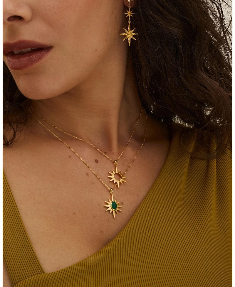 Onyx Star Necklace